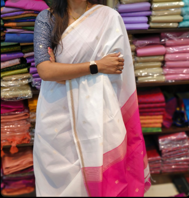 Maheswari Silk Cotton Saree