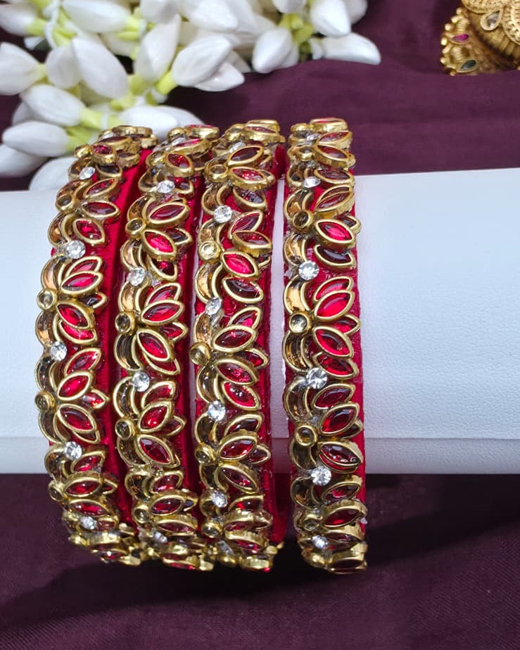 Red Lotus Bangles