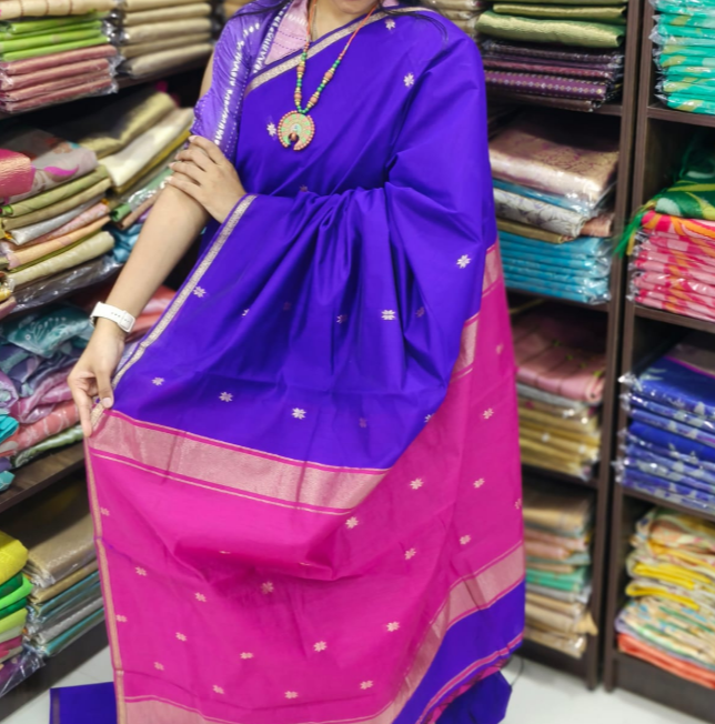 Maheshwari Silk Cotton Saree