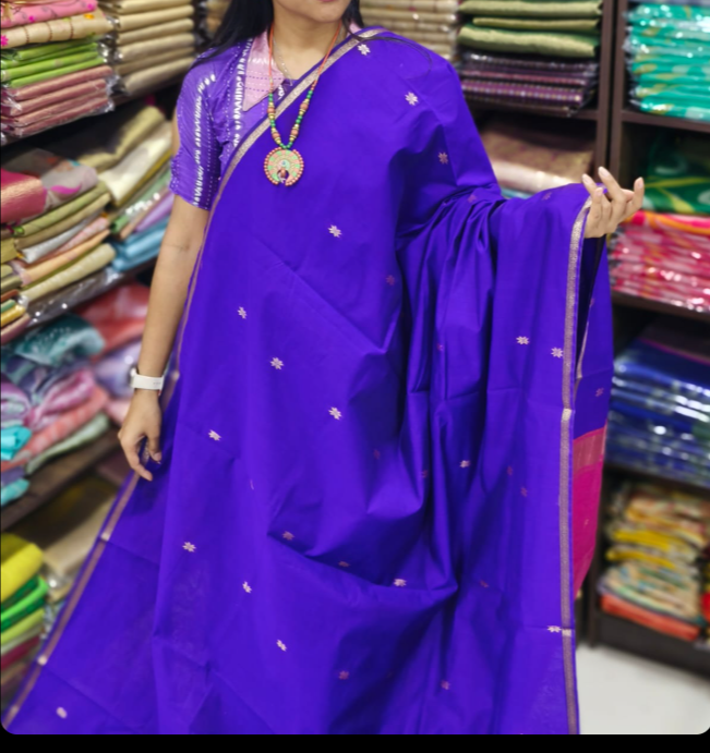 Maheshwari Silk Cotton Saree