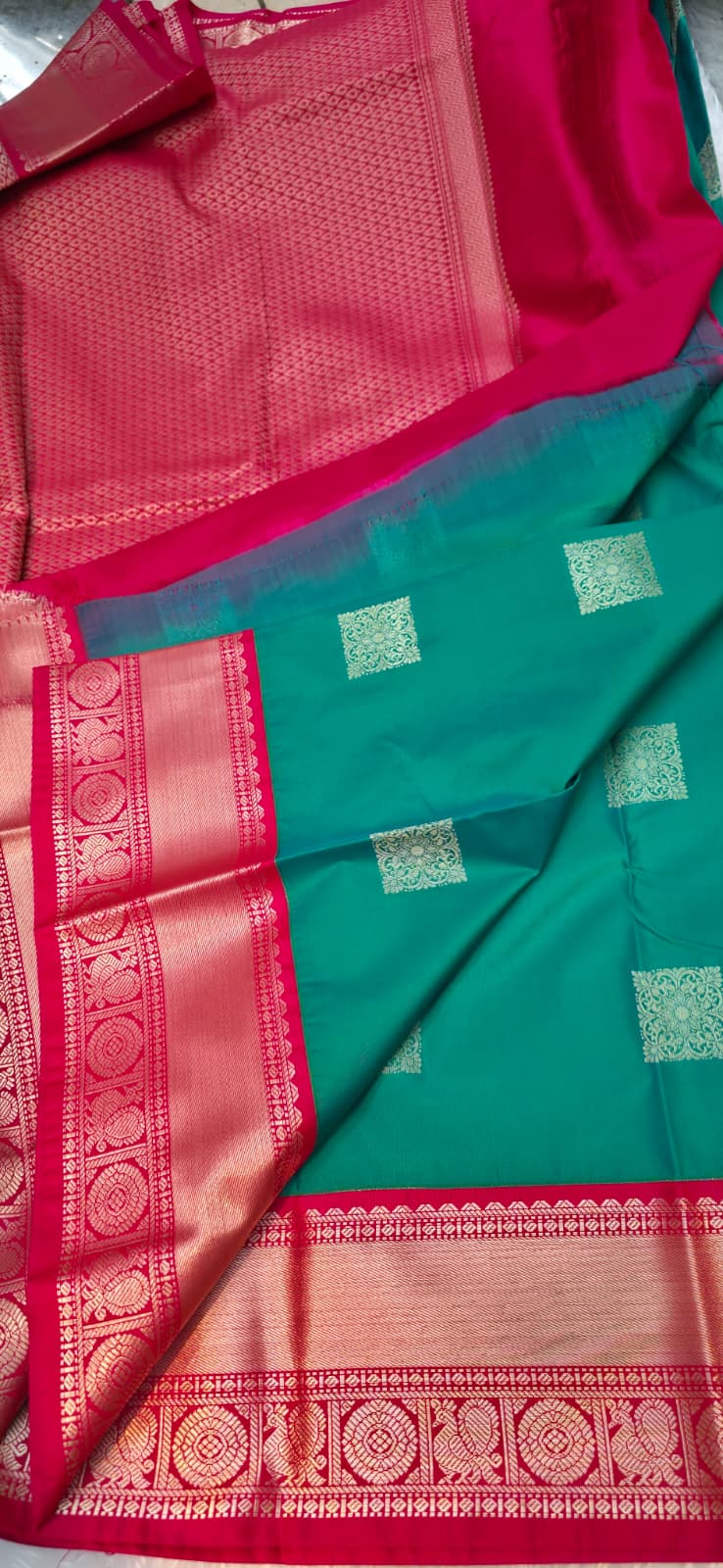 Premium Kanjivaram Semi Silk Saree