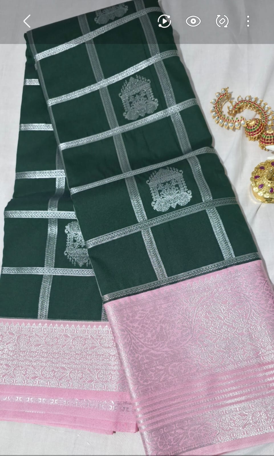 Premium Kanjivaram semi Silk Saree