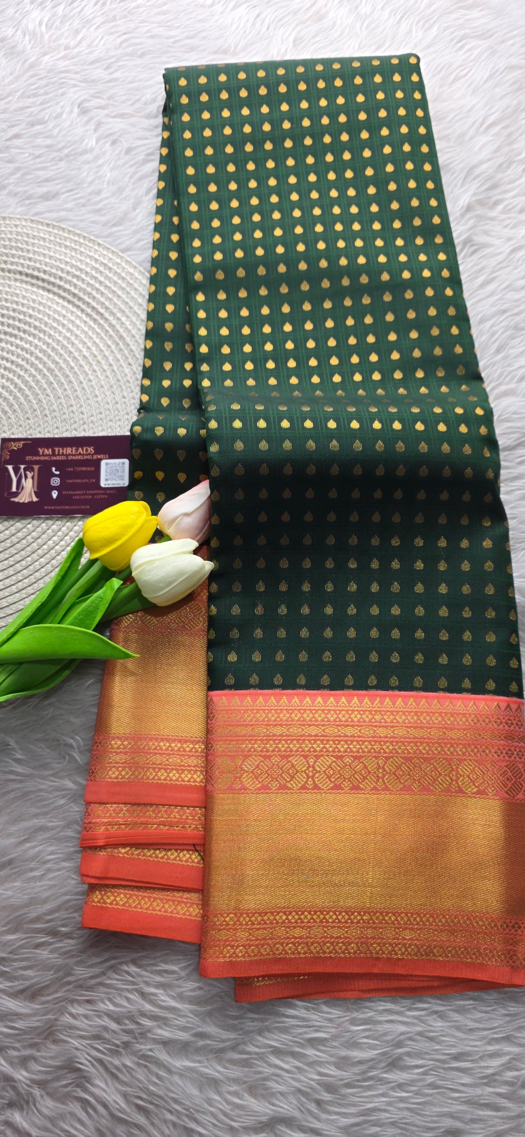 Kanjivaram semi silk saree