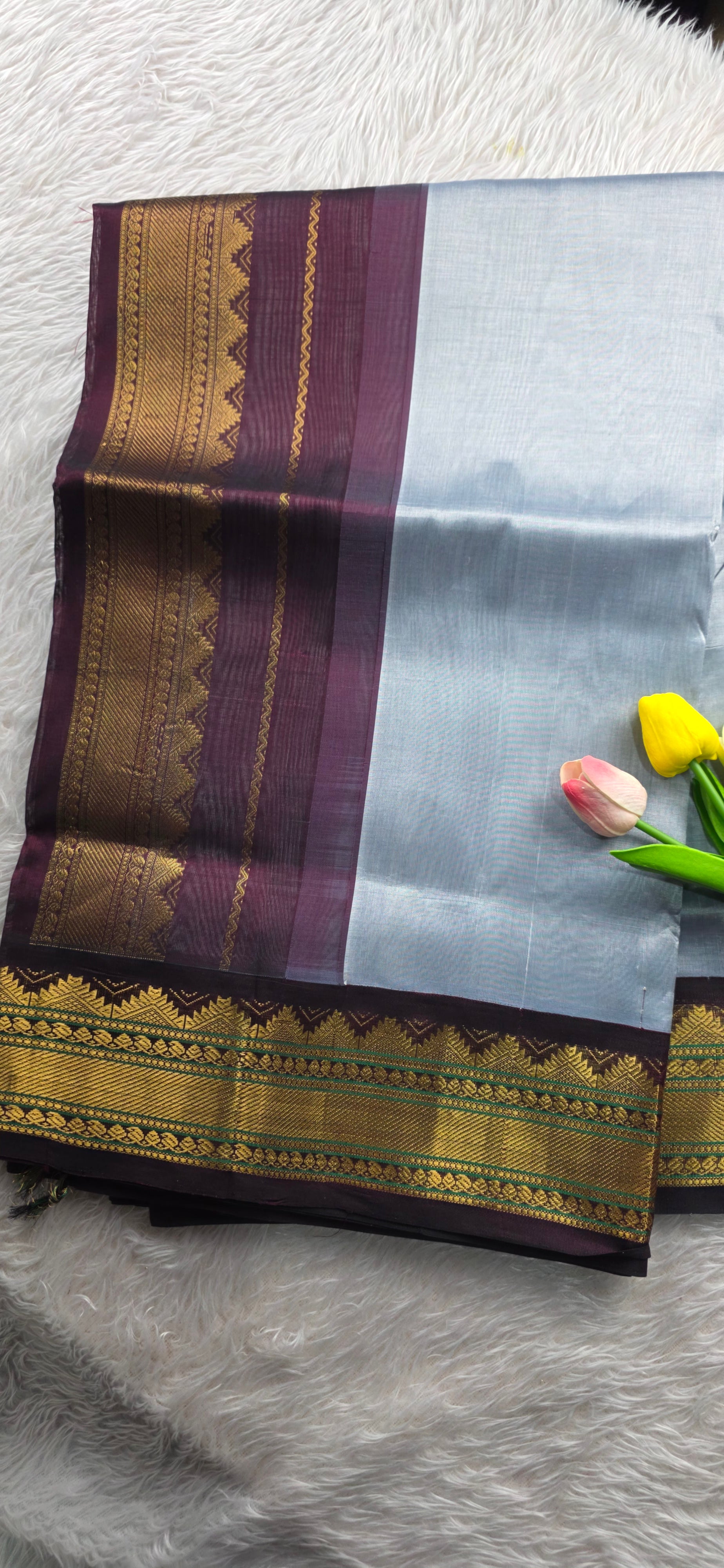 Kanjivaram pure silkcotton saree