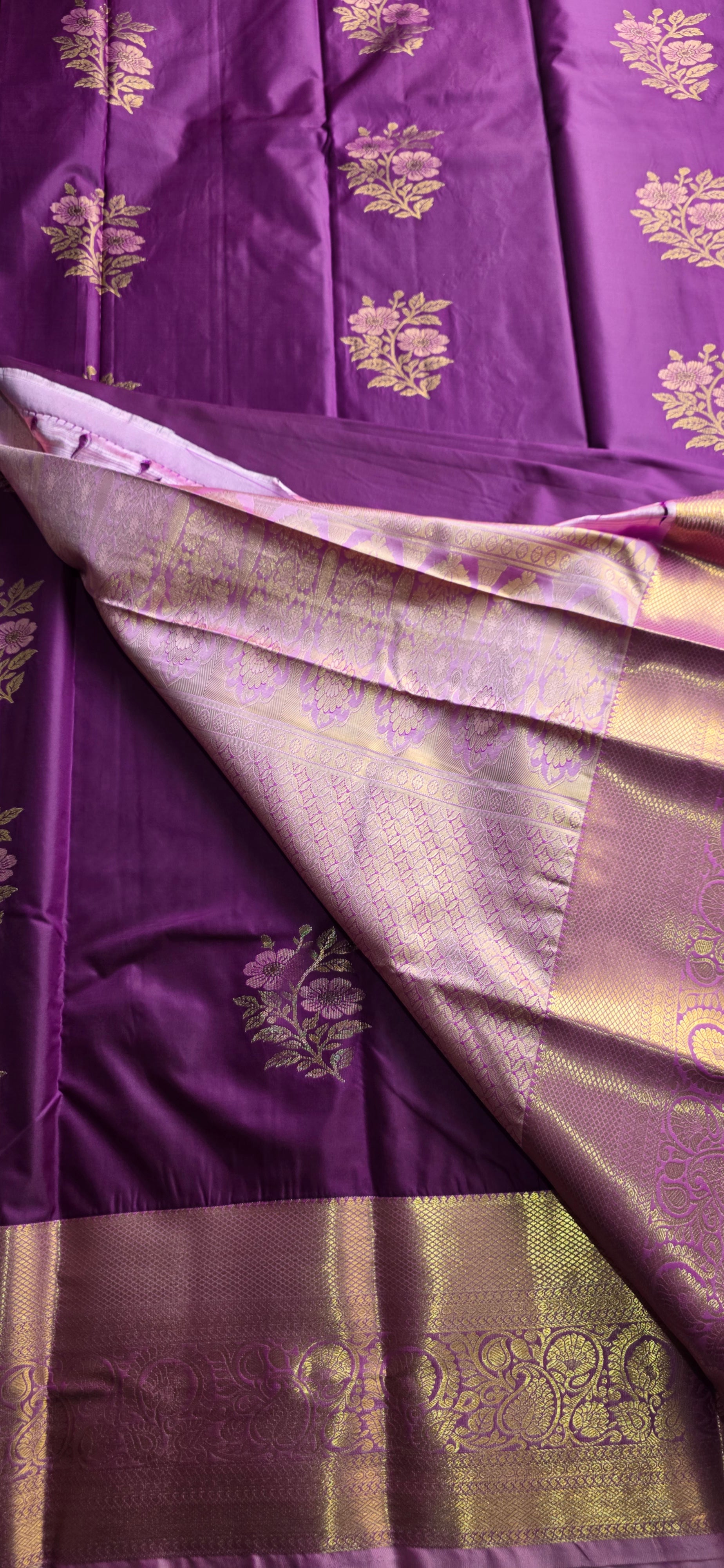 Kanjivaram semi silk saree