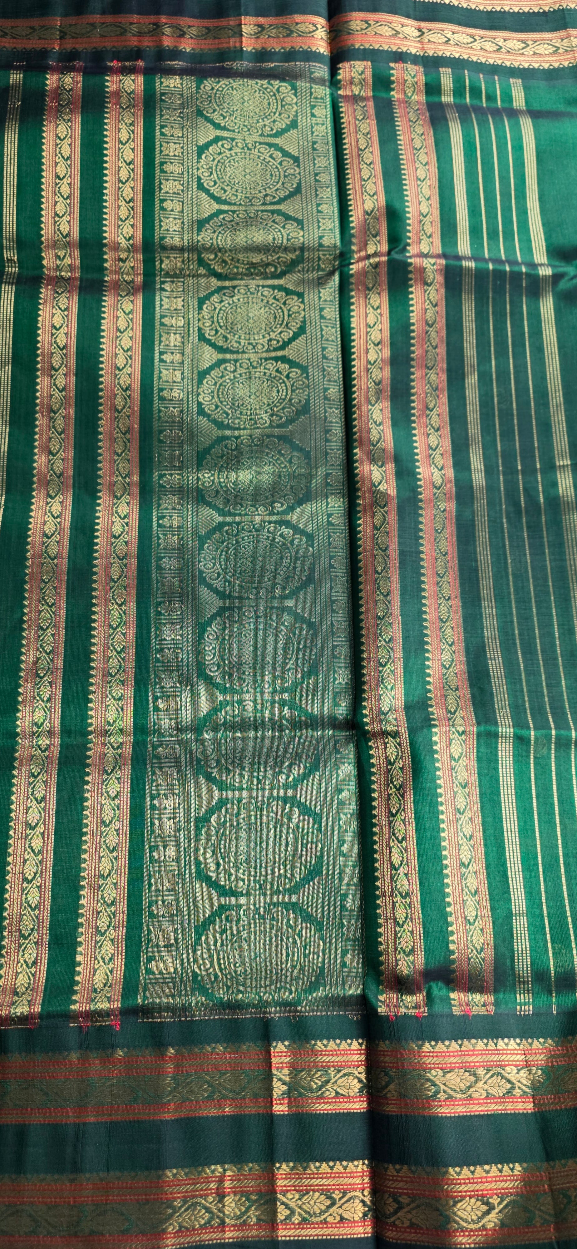 Handwoven pure kanjivaram silk cotton saree