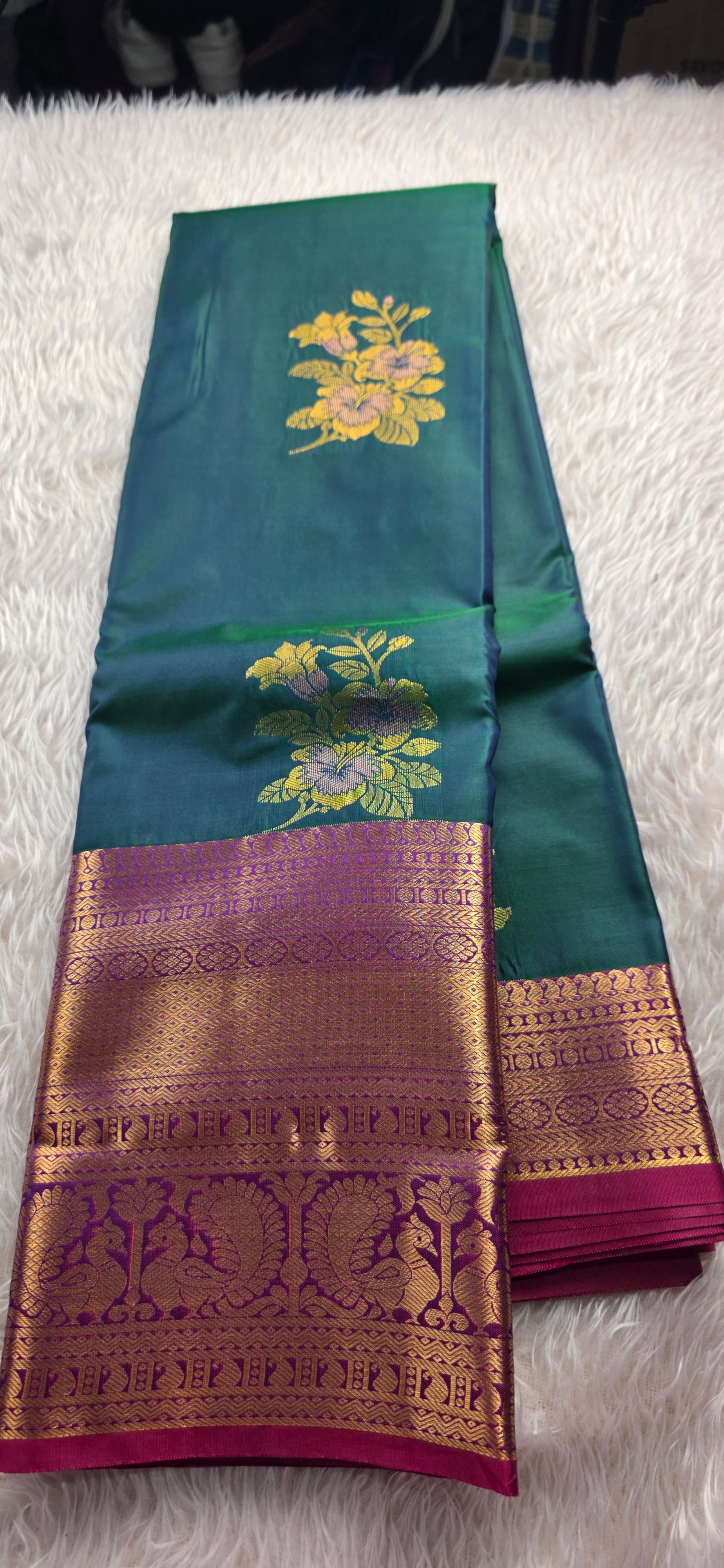 Kanjivaram semi silk saree