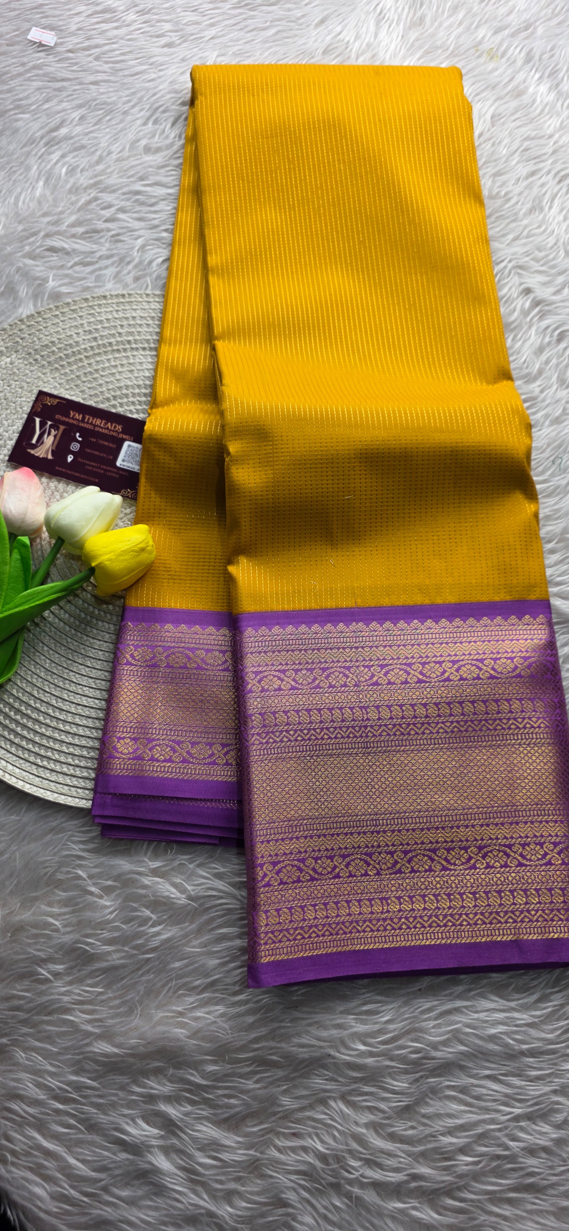 Kanjivaram semi silk saree