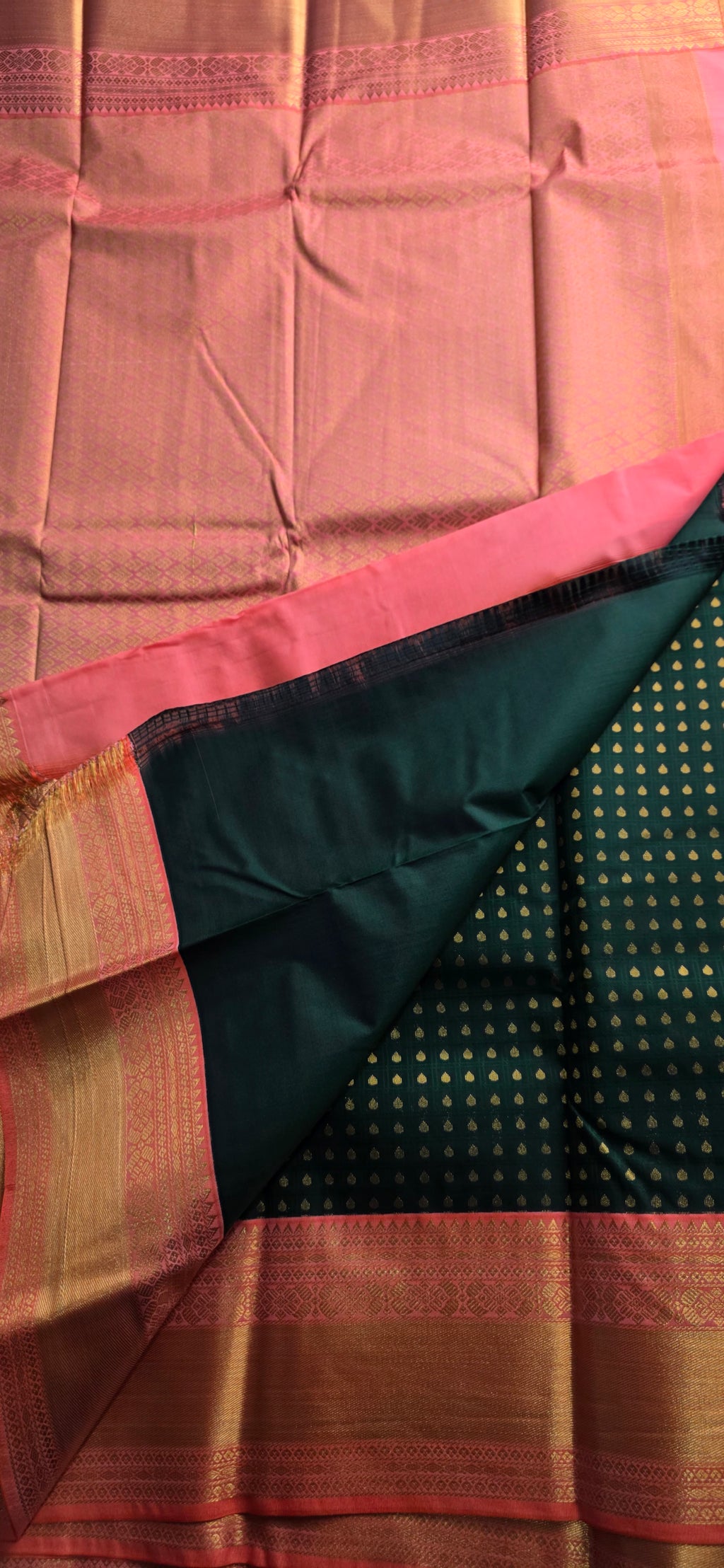 Kanjivaram semi silk saree