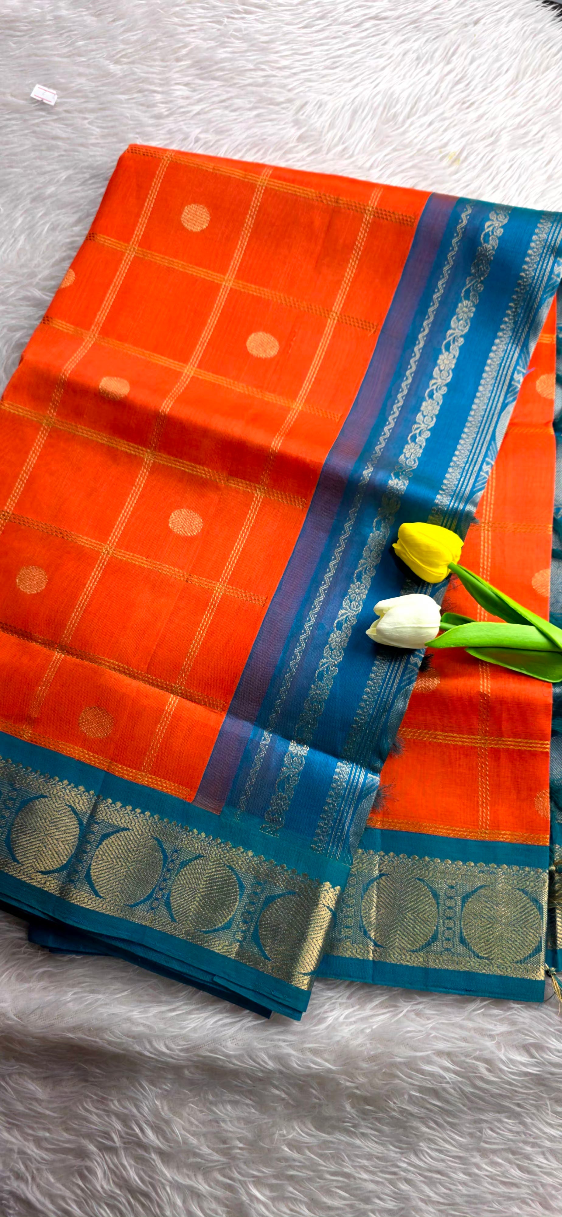 Pure Kanjivaram Silk Cotton Saree
