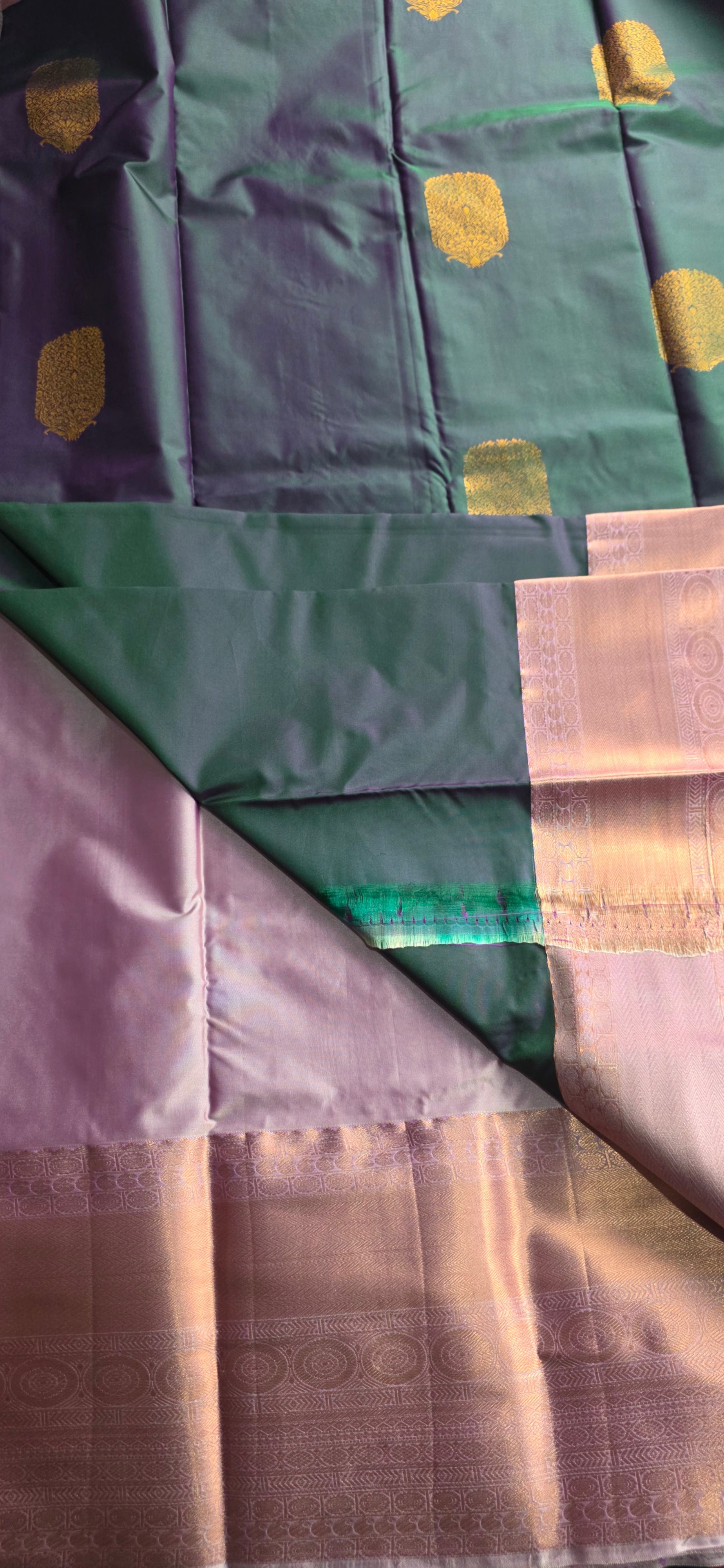Kanjivaram semi silk saree