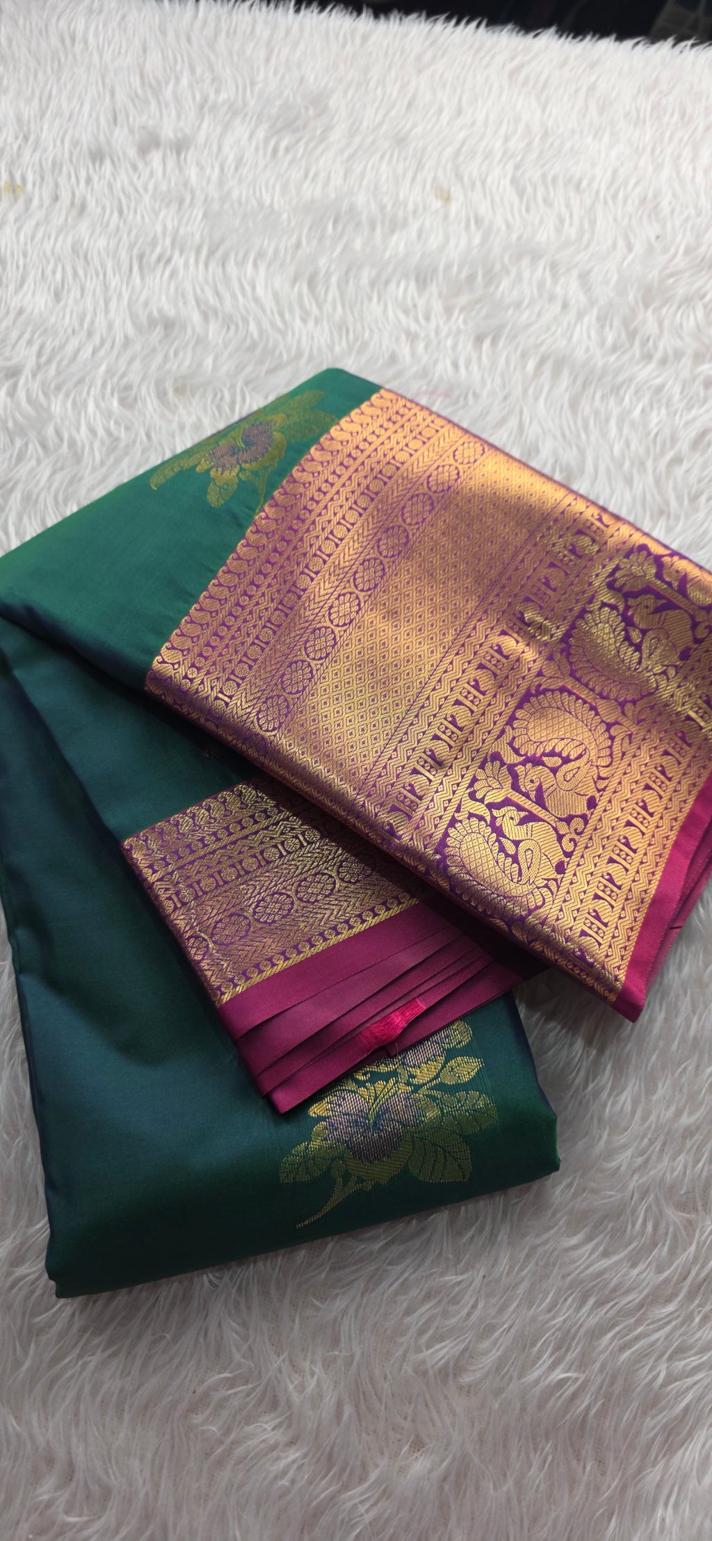 Kanjivaram semi silk saree