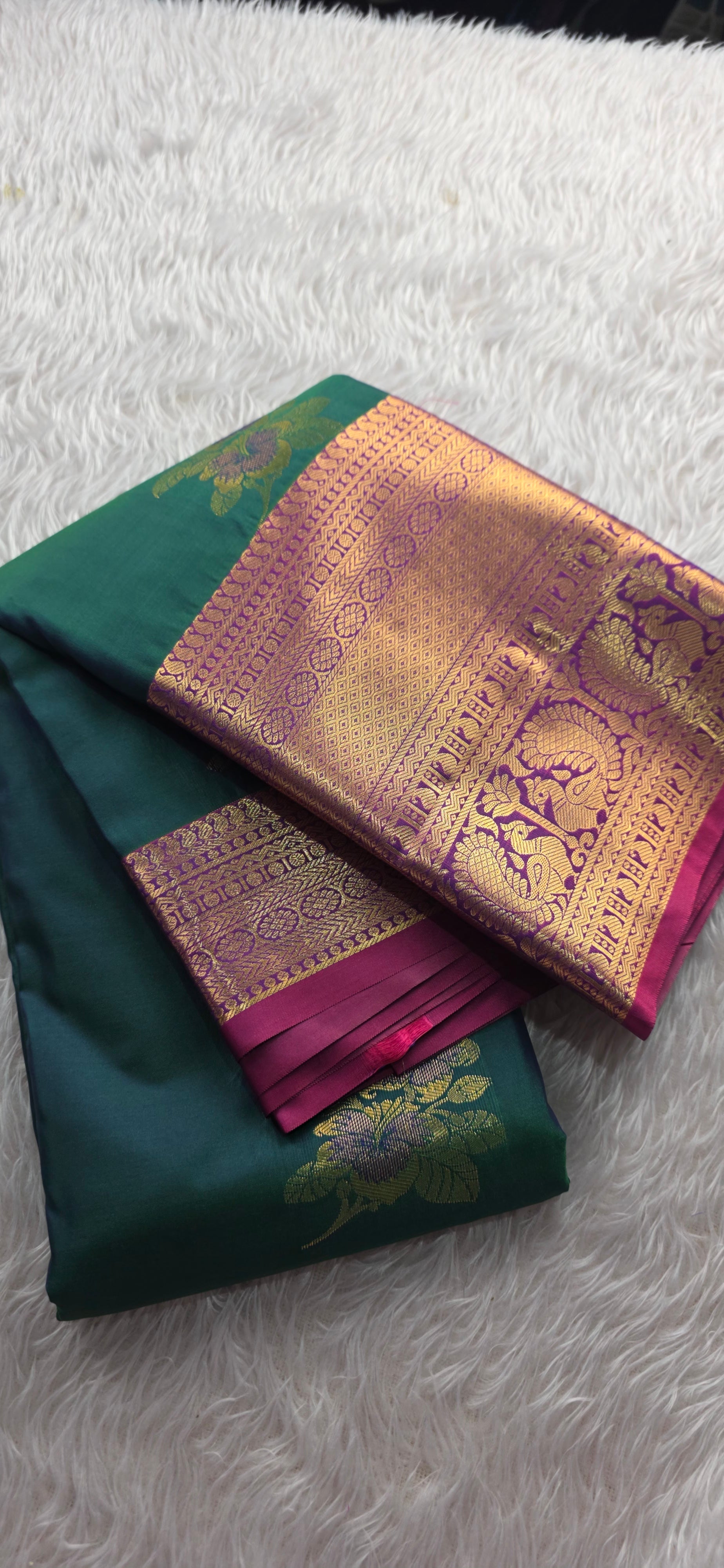 Kanjivaram semi silk saree