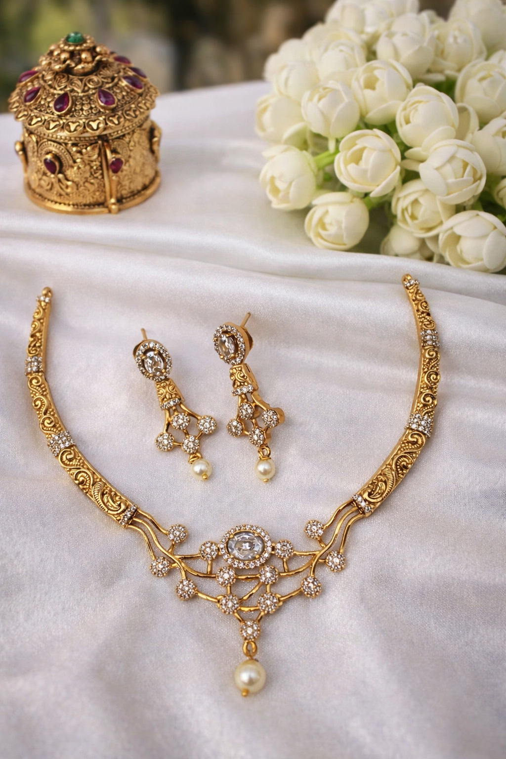 Neckpiece with Earring