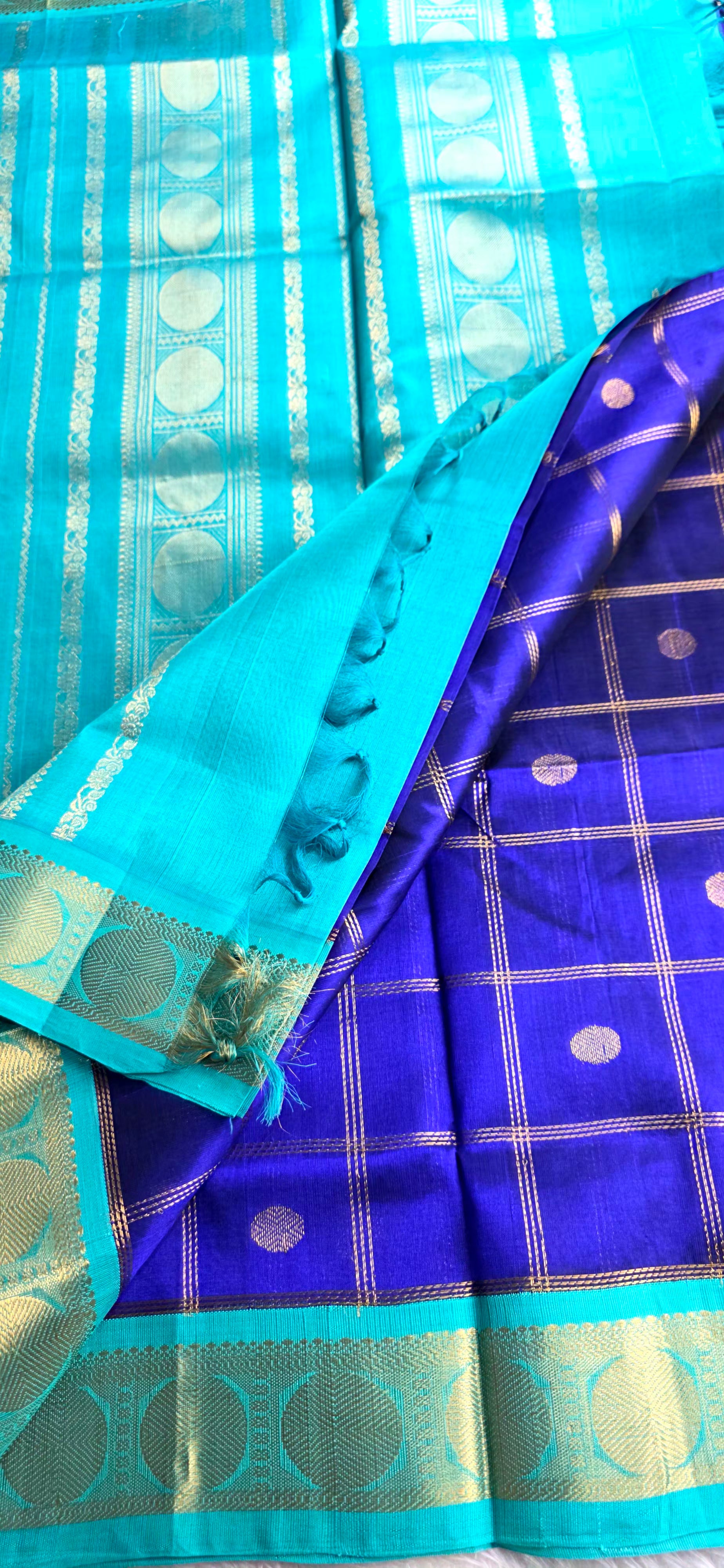 Pure Kanjivaram Silk Cotton Saree