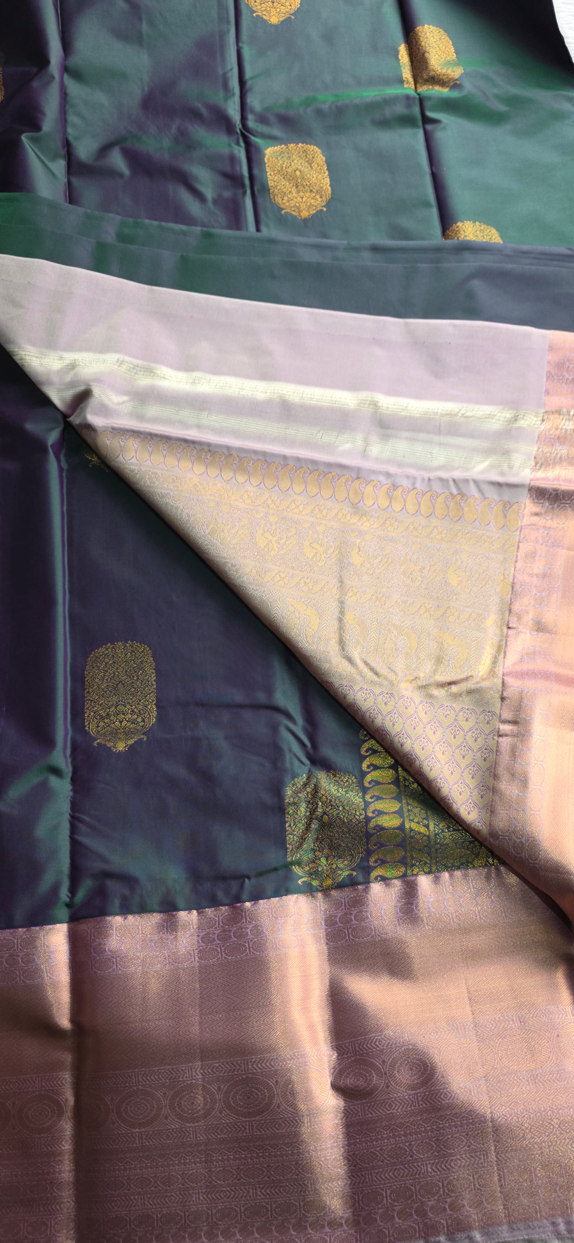 Kanjivaram semi silk saree
